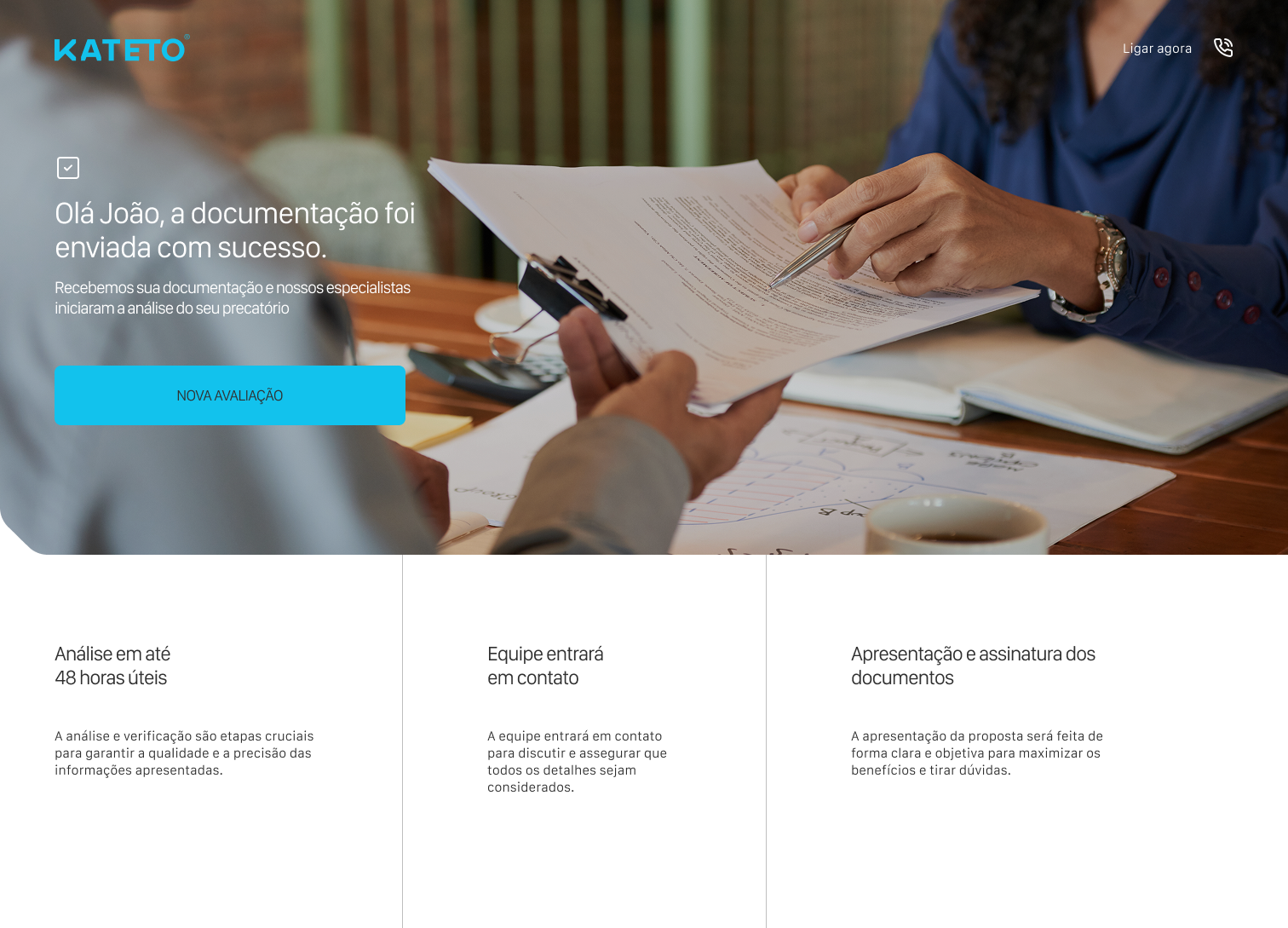 Etapa 4 — Tela de objeção