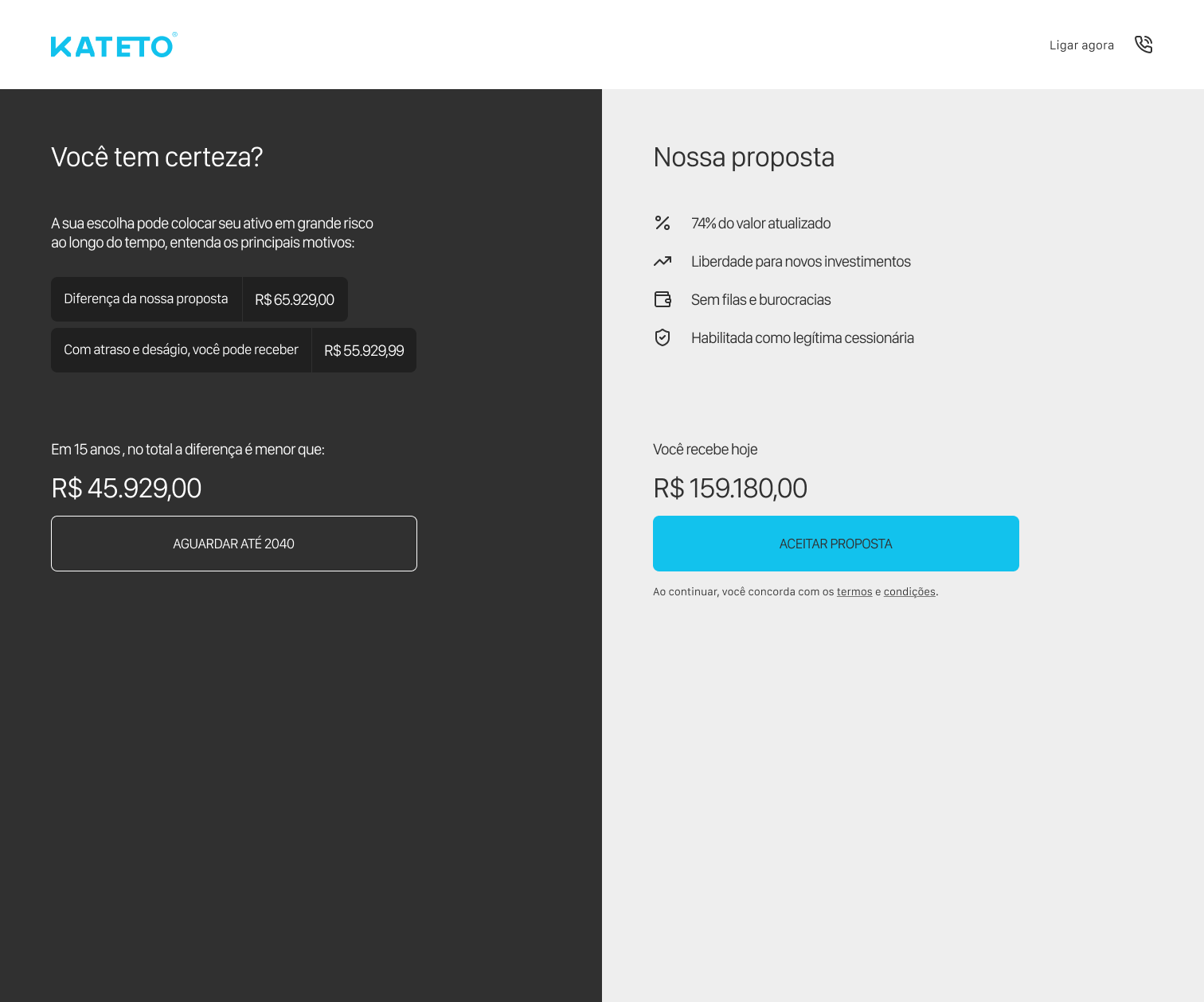 Etapa 5 — Confirmação de envio